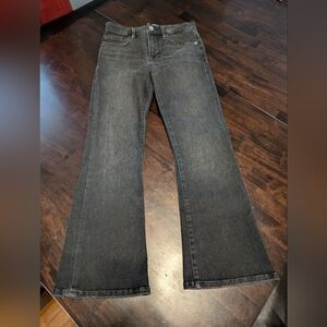 Frame Le Crop Mini Boot Women's Black Jeans, Size 27